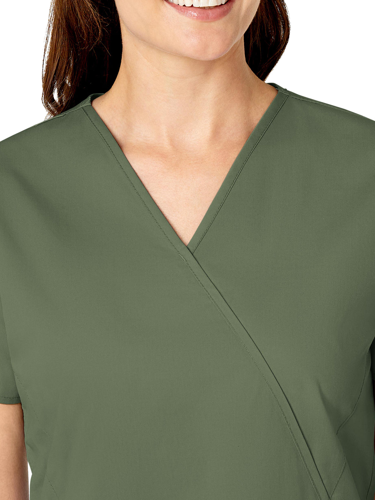 Women's Three-Pocket Mock Wrap Top