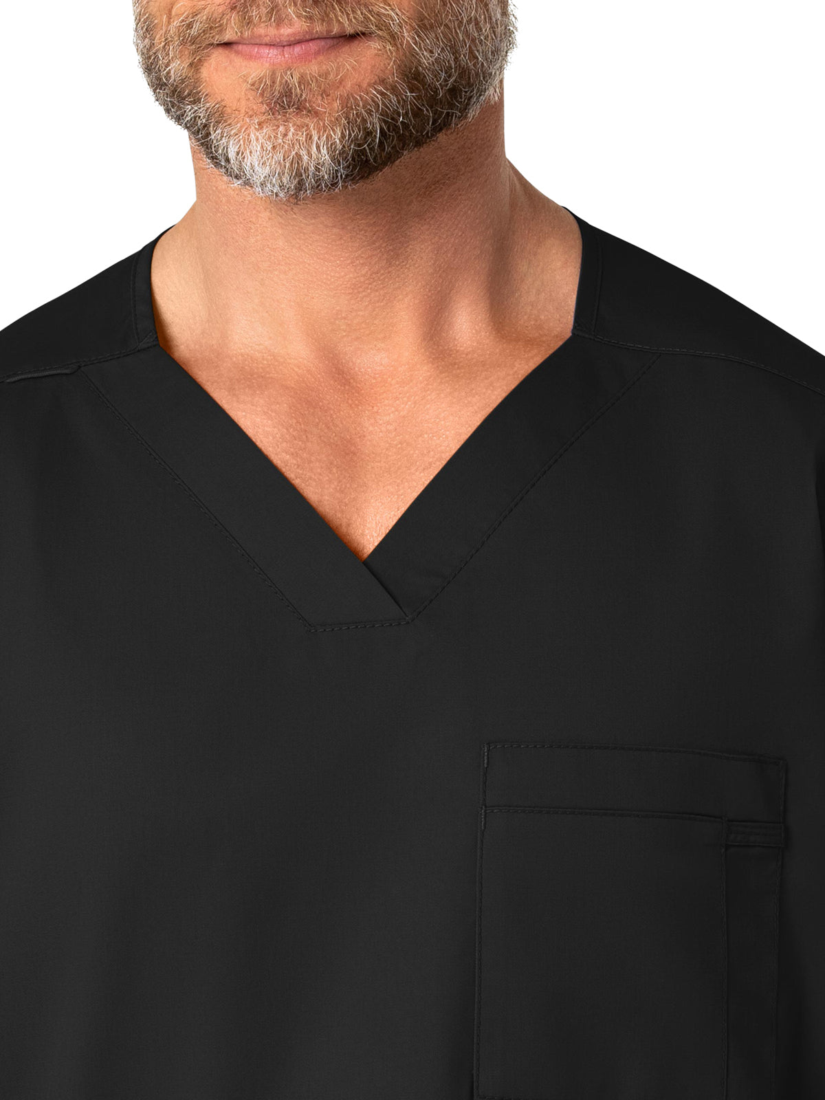 Men's Four-Pocket Modified V-Neck Top