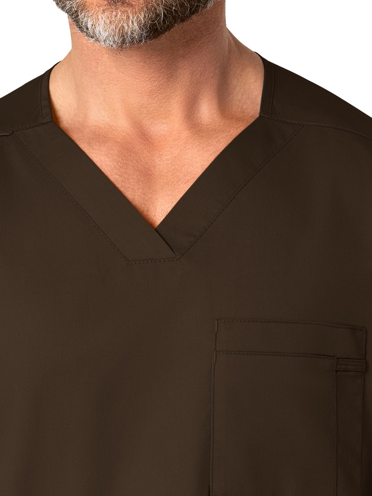 Men's Four-Pocket Modified V-Neck Top