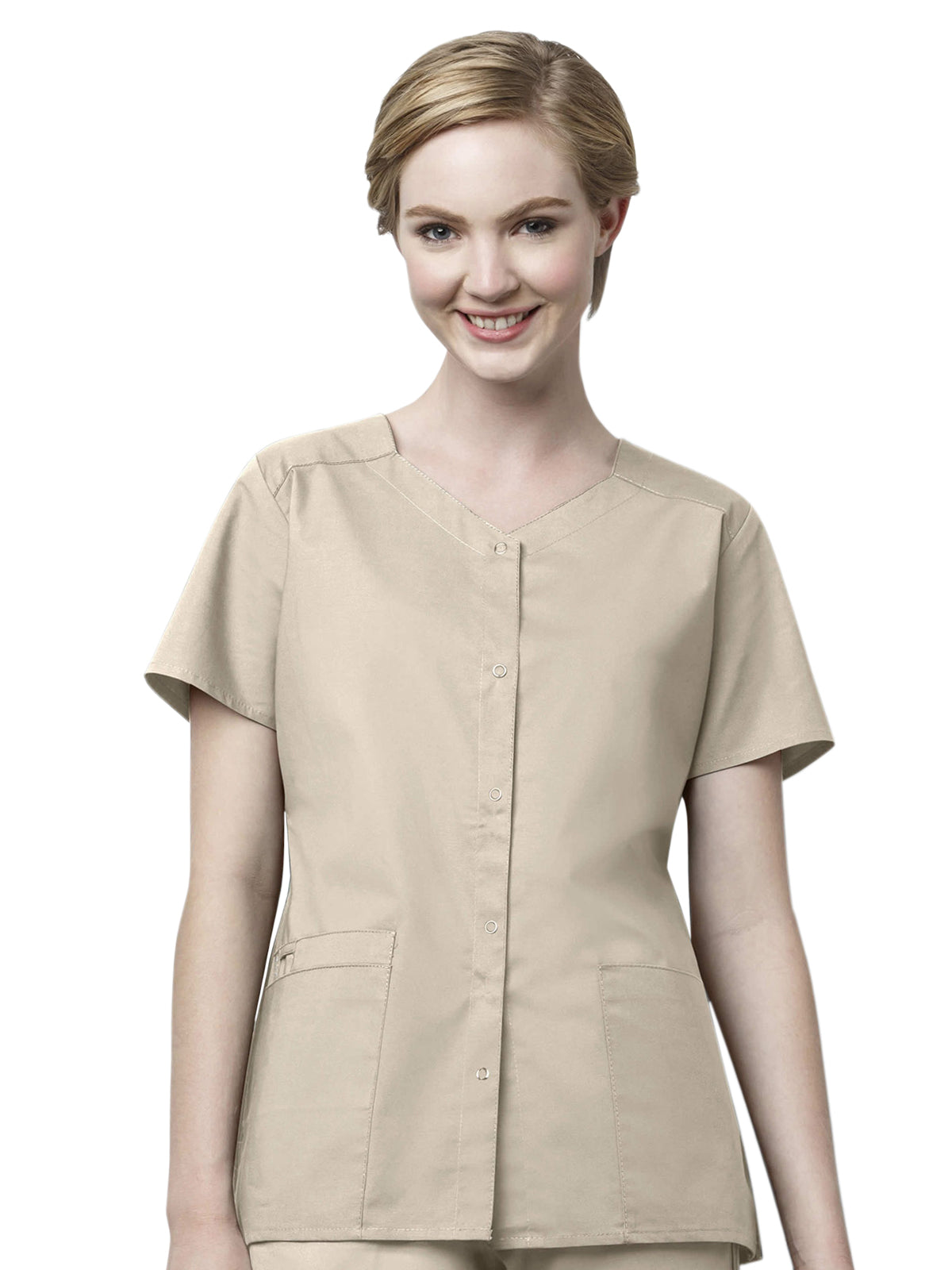 Women's Four-Pocket Snap Front Top