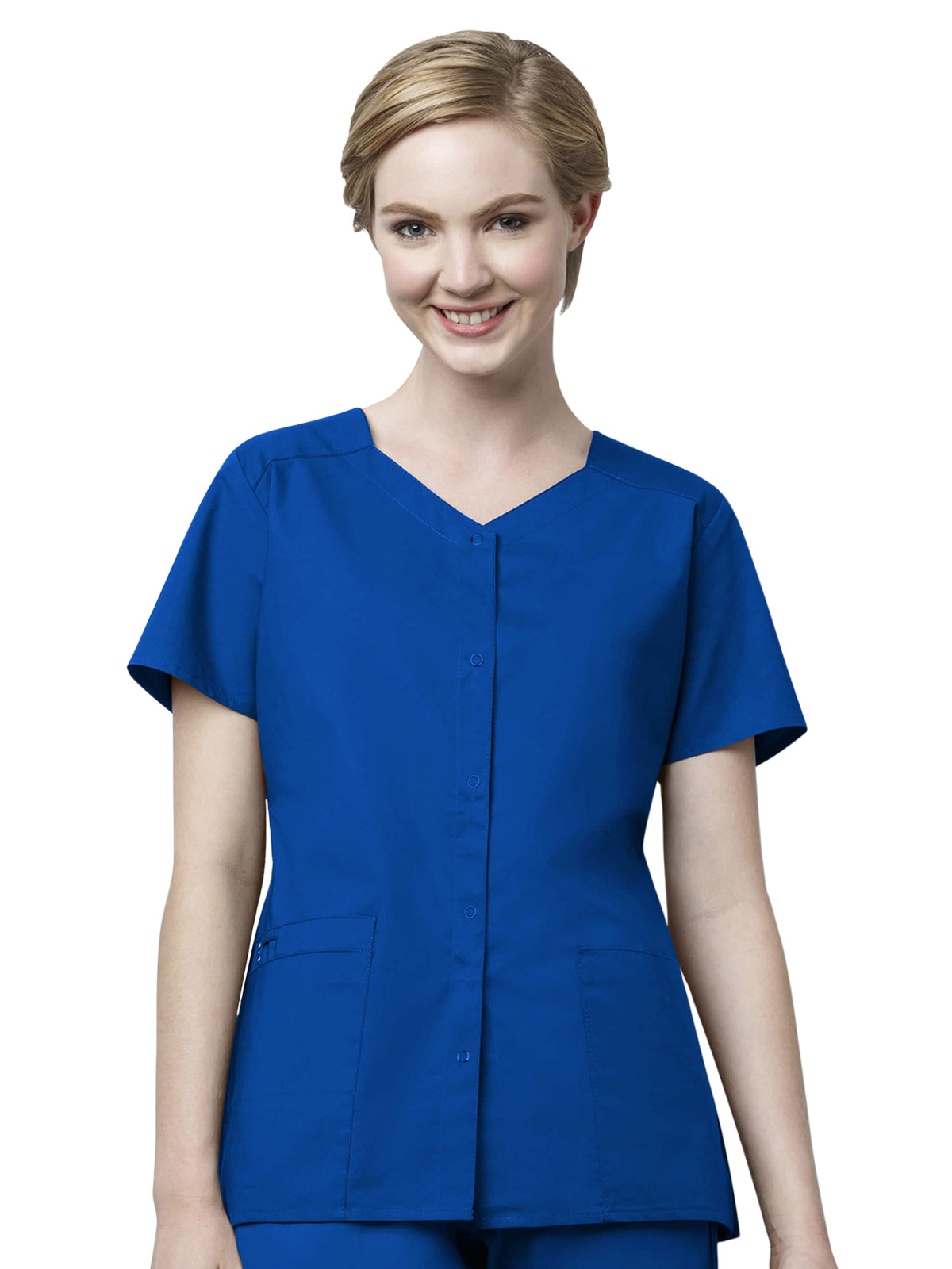 Women's Four-Pocket Snap Front Top