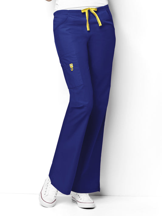 Women's Six-Pocket Flare Leg Cargo Pant