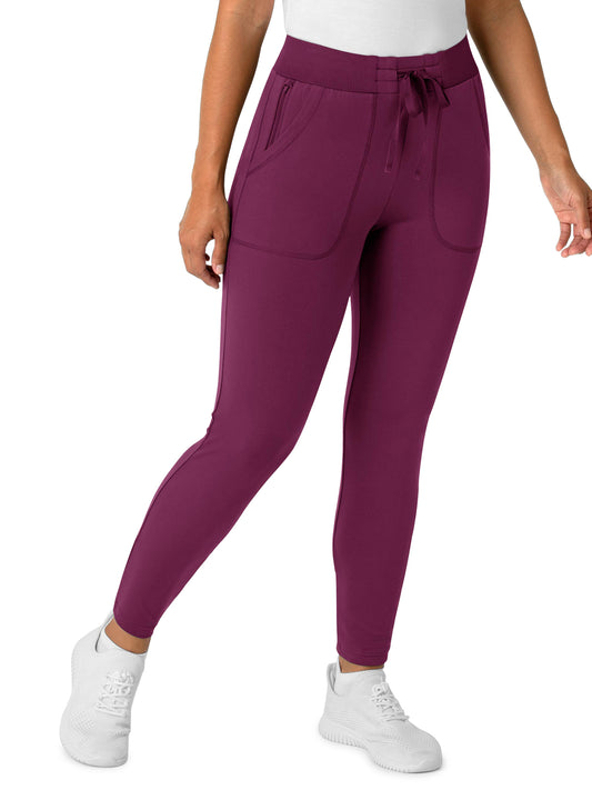 Women's Five-Pocket Athletic Track Scrub Pant