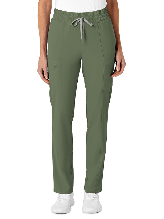 Women's Five-Pocket High Waist Slim Cargo Pant