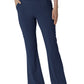 Women's Seven-Pocket Front Slit Flare Scrub Pant