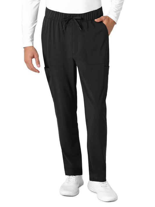 Men's Six-Pocket Tapered Scrub Pant