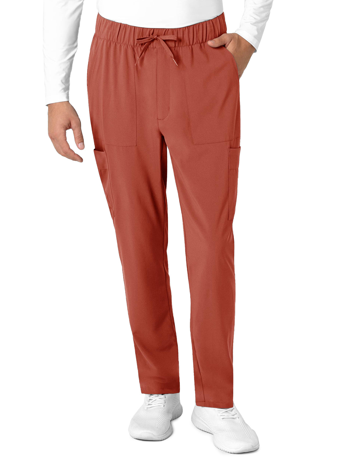 Men's Six-Pocket Tapered Scrub Pant