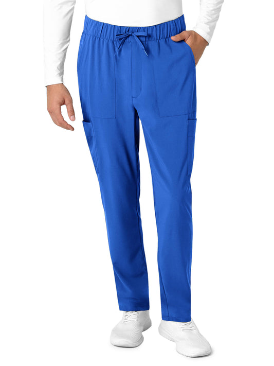 Men's Six-Pocket Tapered Scrub Pant