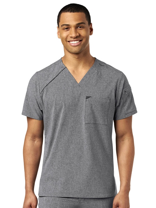 Men's Three-Pocket Ez Zip V-Neck Top