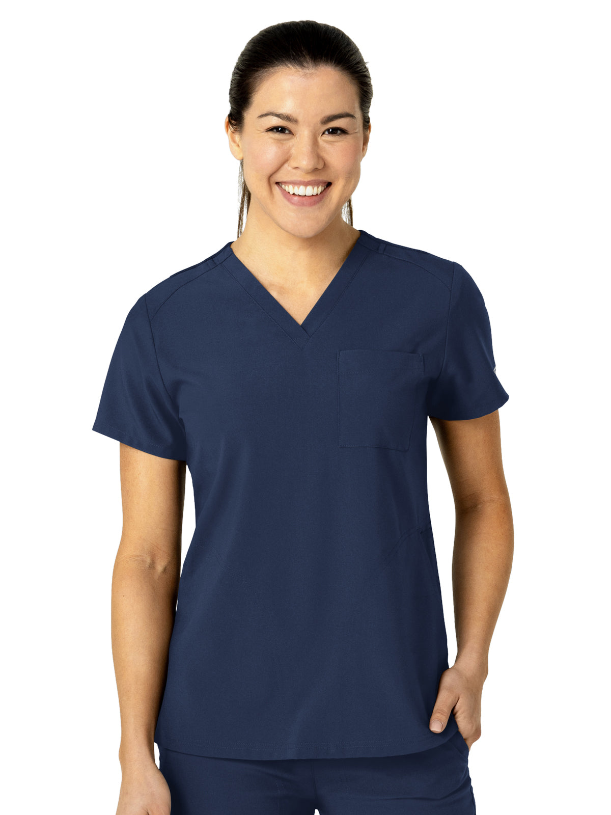 Women's Three-Pocket Flex-N-Reach V-Neck Scrub Top