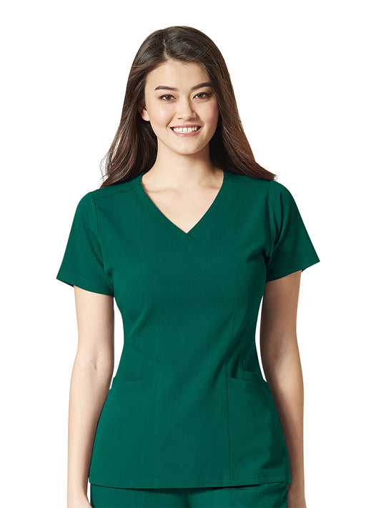 Women's Four-Pocket V-Neck Top