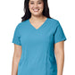 Women's Four-Pocket V-Neck Top