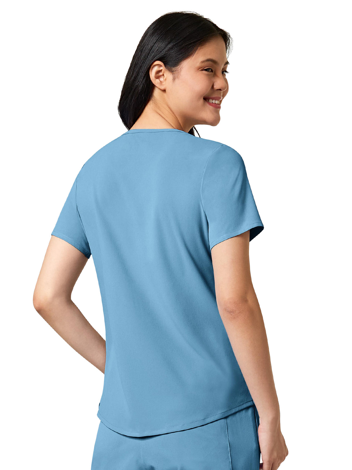 Women's Four-Pocket V-Neck Top