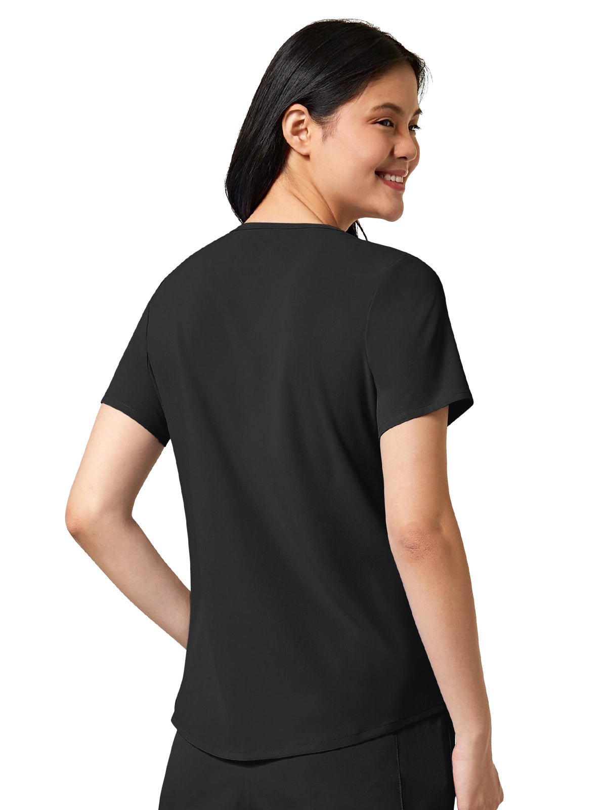 Women's Four-Pocket V-Neck Top