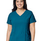 Women's Four-Pocket V-Neck Top