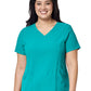 Women's Four-Pocket V-Neck Top