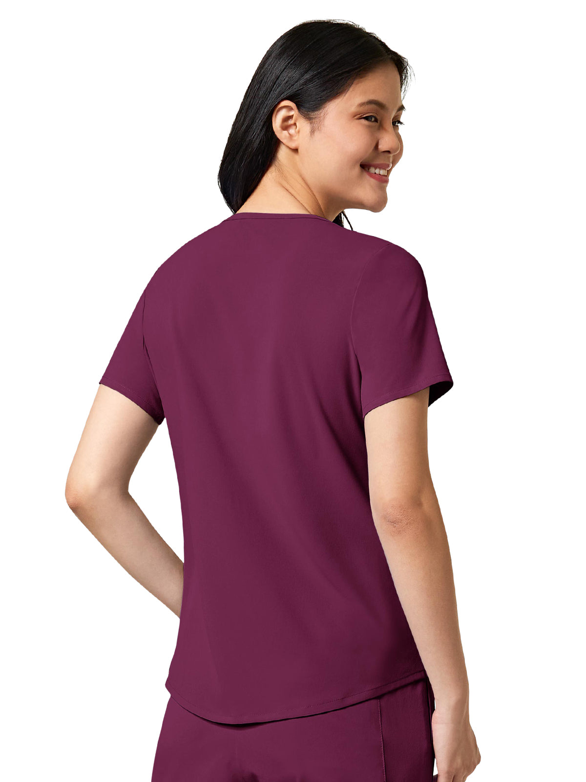 Women's Four-Pocket V-Neck Top