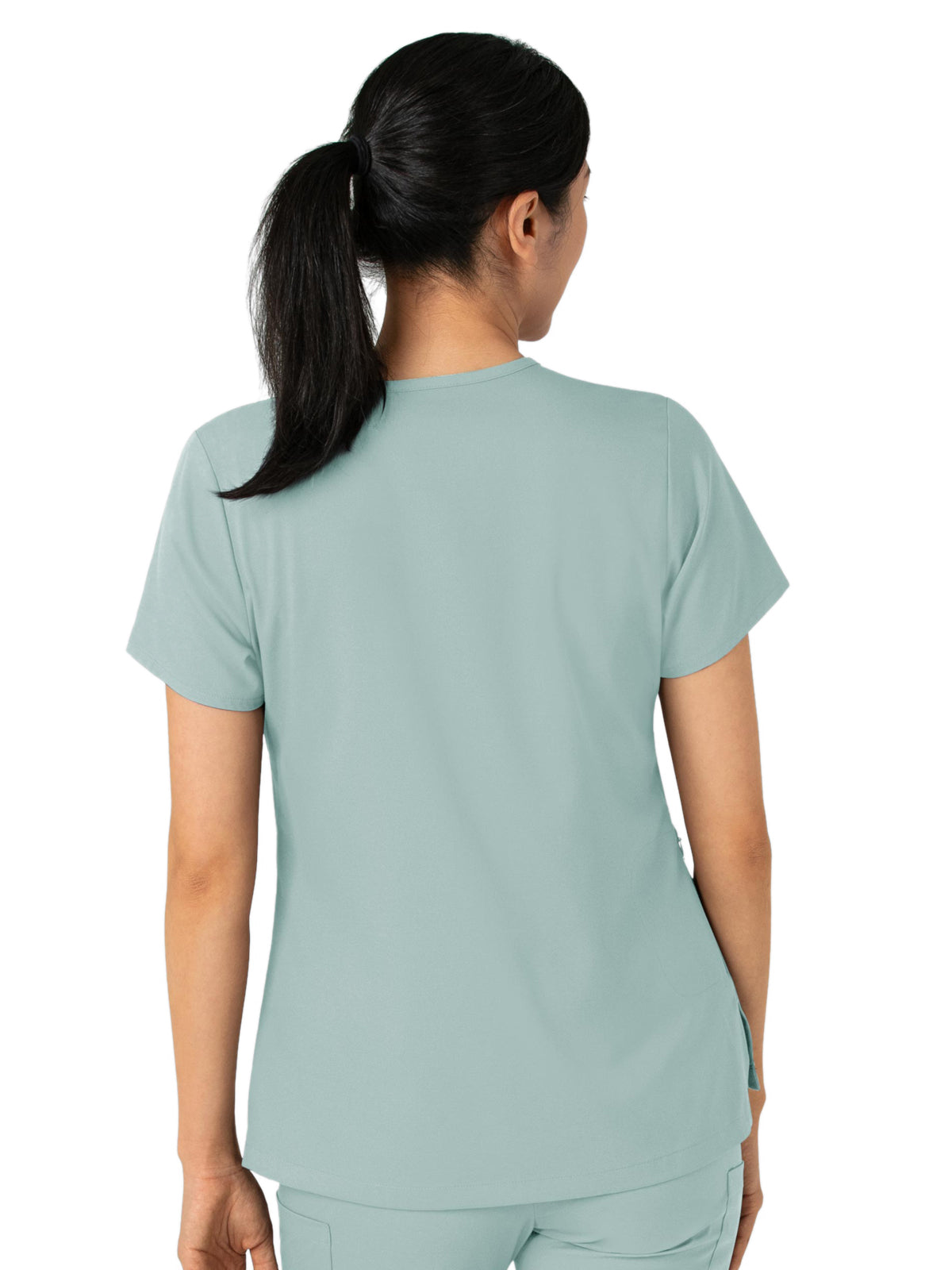 Women's Two-Pocket Tuck-In V-Neck Top