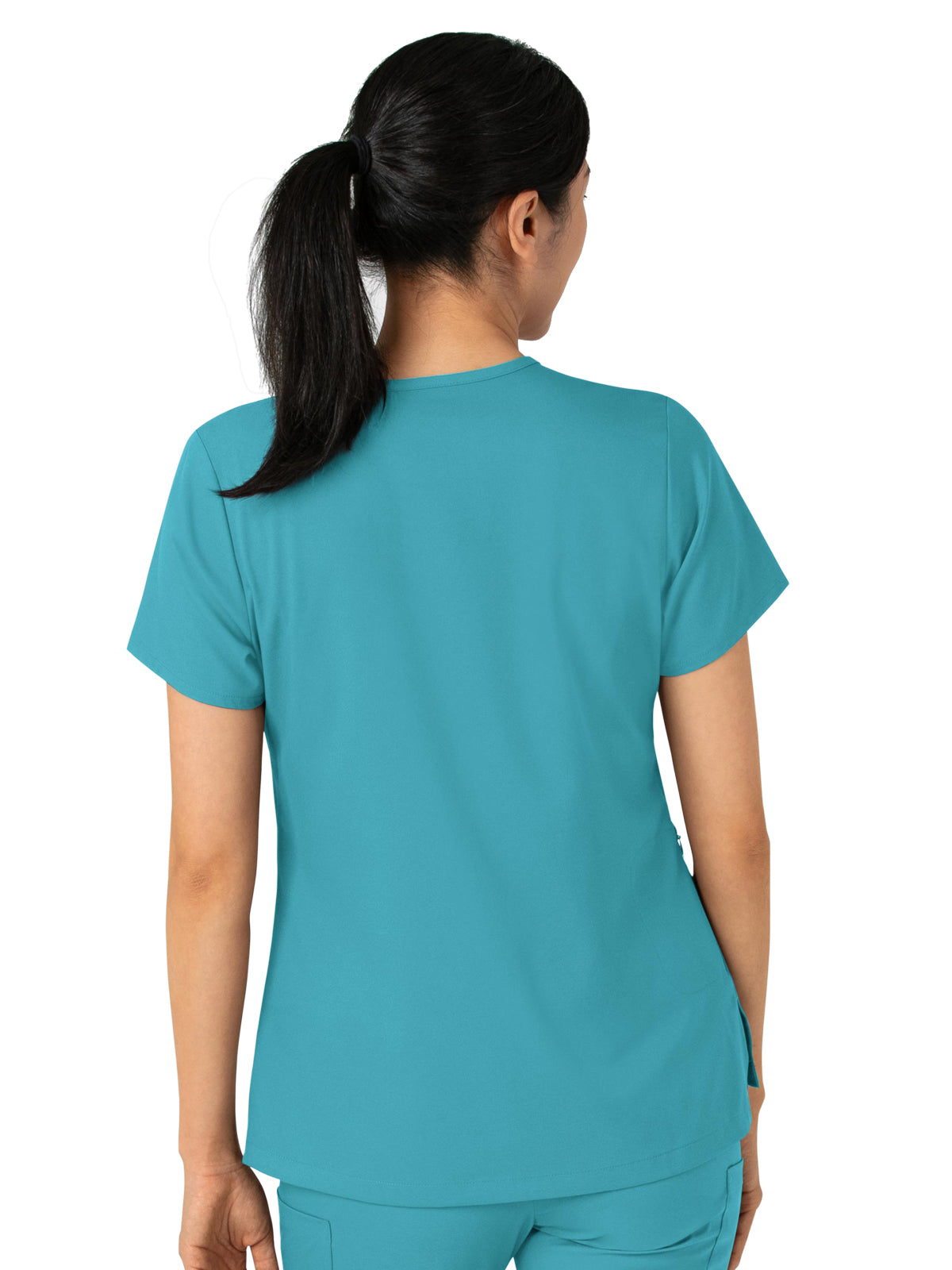 Women's Two-Pocket Tuck-In V-Neck Top