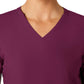 Women's Five-Pocket V-Neck Top