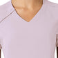 Women's Four-Pocket Hidden Zip V-Neck Top