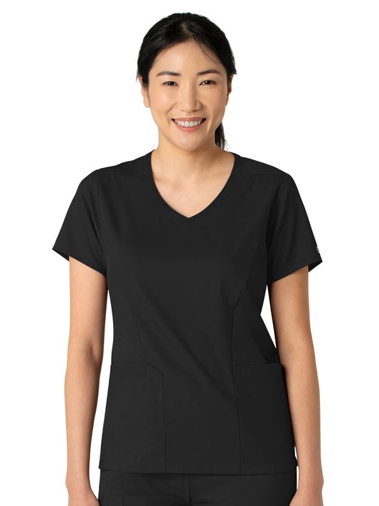 Women's 2-Pocket V-Neck Top