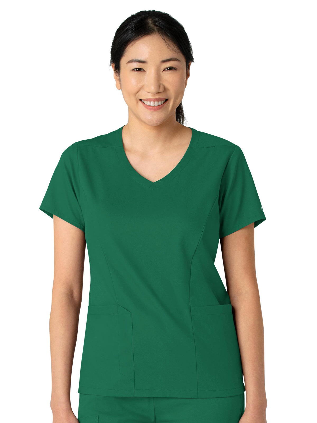 Women's 2-Pocket V-Neck Top