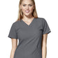 Women's Two-Pocket Basic V-Neck Top