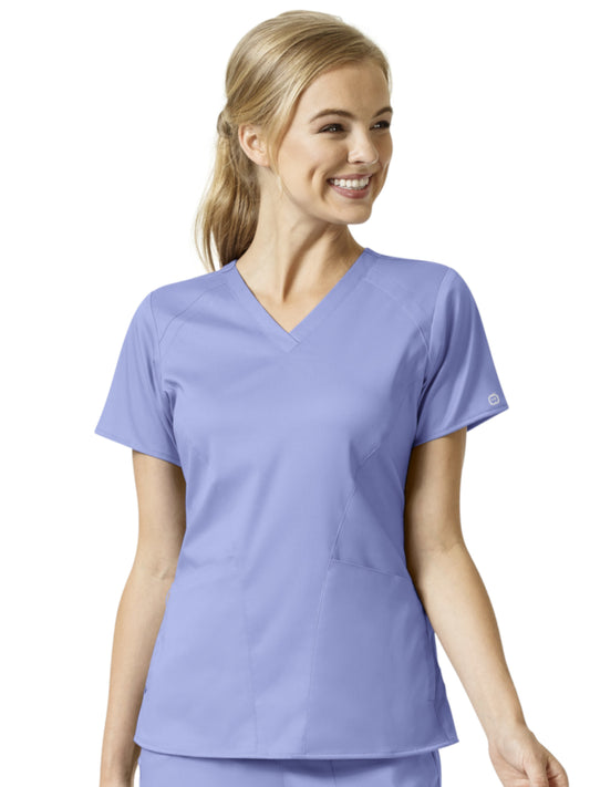 Women's 4 Pocket V-Neck Top