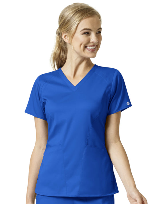 Women's 4 Pocket V-Neck Top