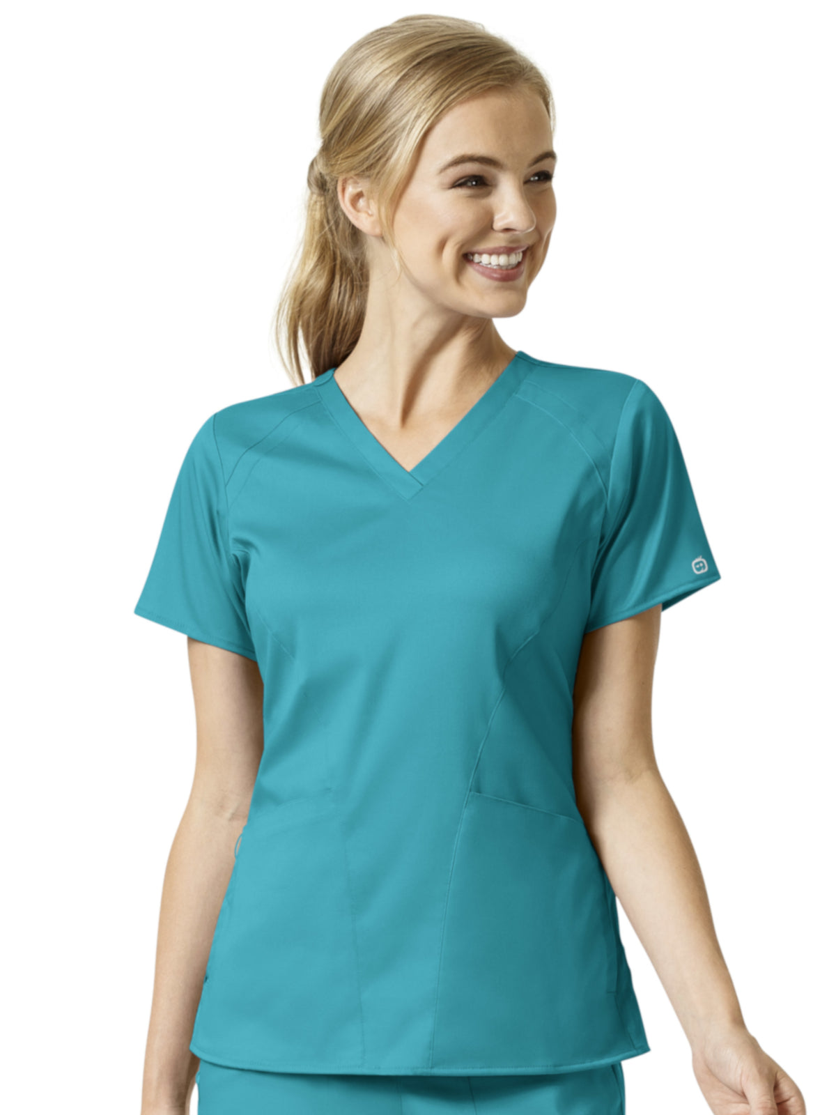 Women's 4 Pocket V-Neck Top