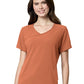 Women's Four-Pocket Y-Neck Top