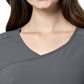 Women's Four-Pocket Y-Neck Top