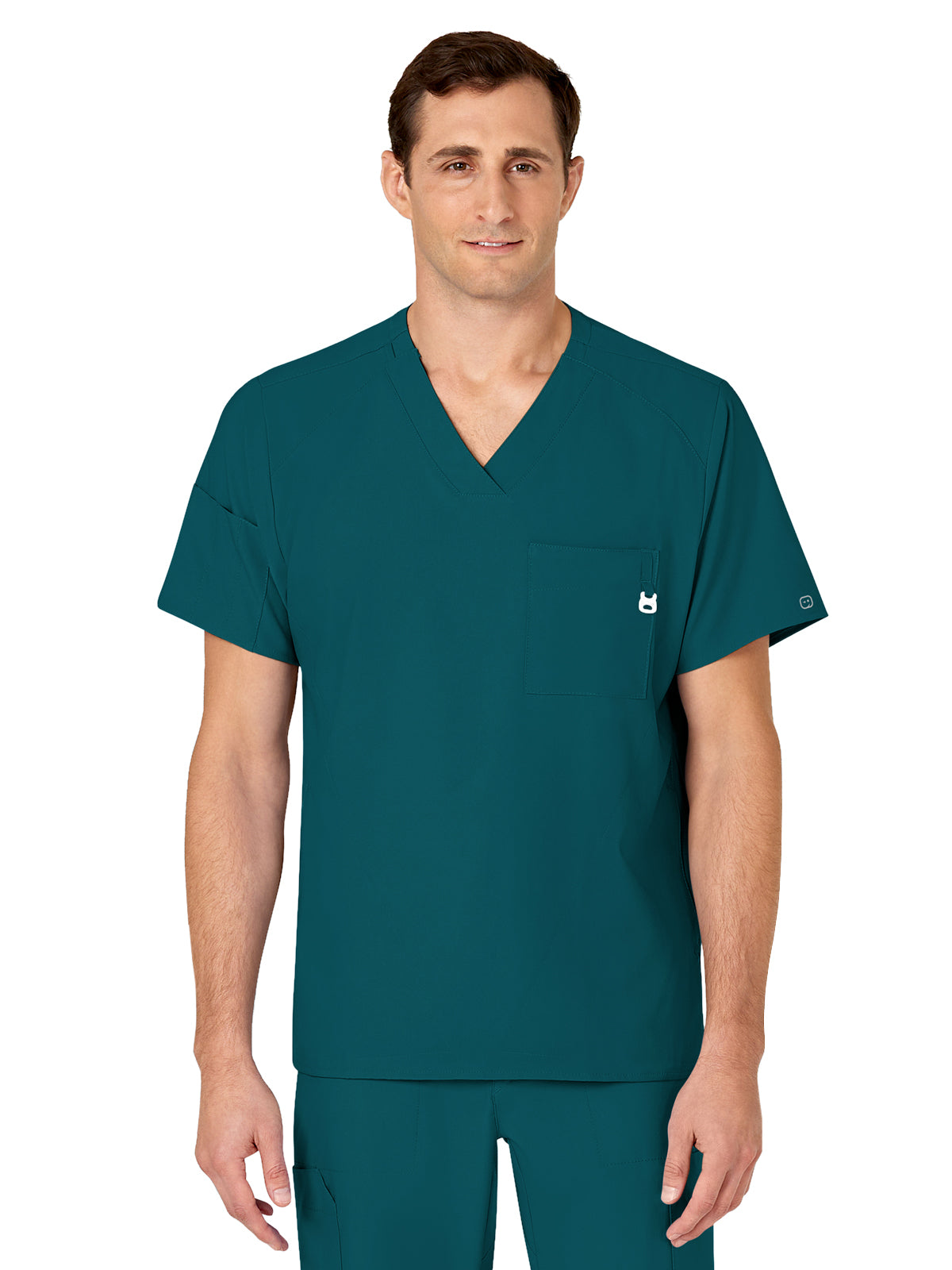 Men's Six-Pocket V-Neck Top