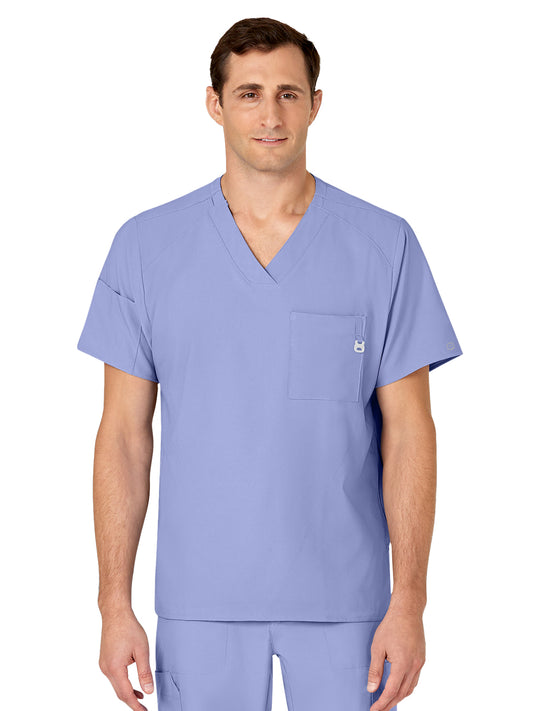 Men's Six-Pocket V-Neck Top