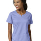 Women's 4 Pocket Notch Neck Top