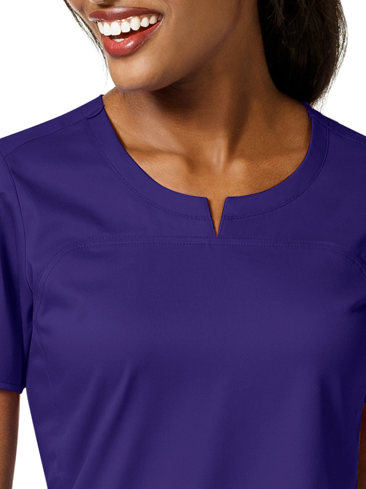 Women's 4 Pocket Notch Neck Top