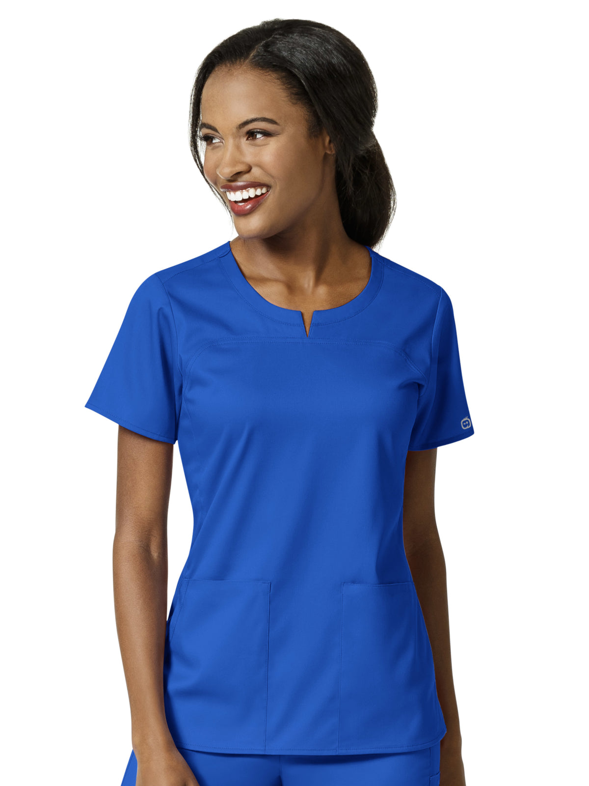 Women's 4 Pocket Notch Neck Top