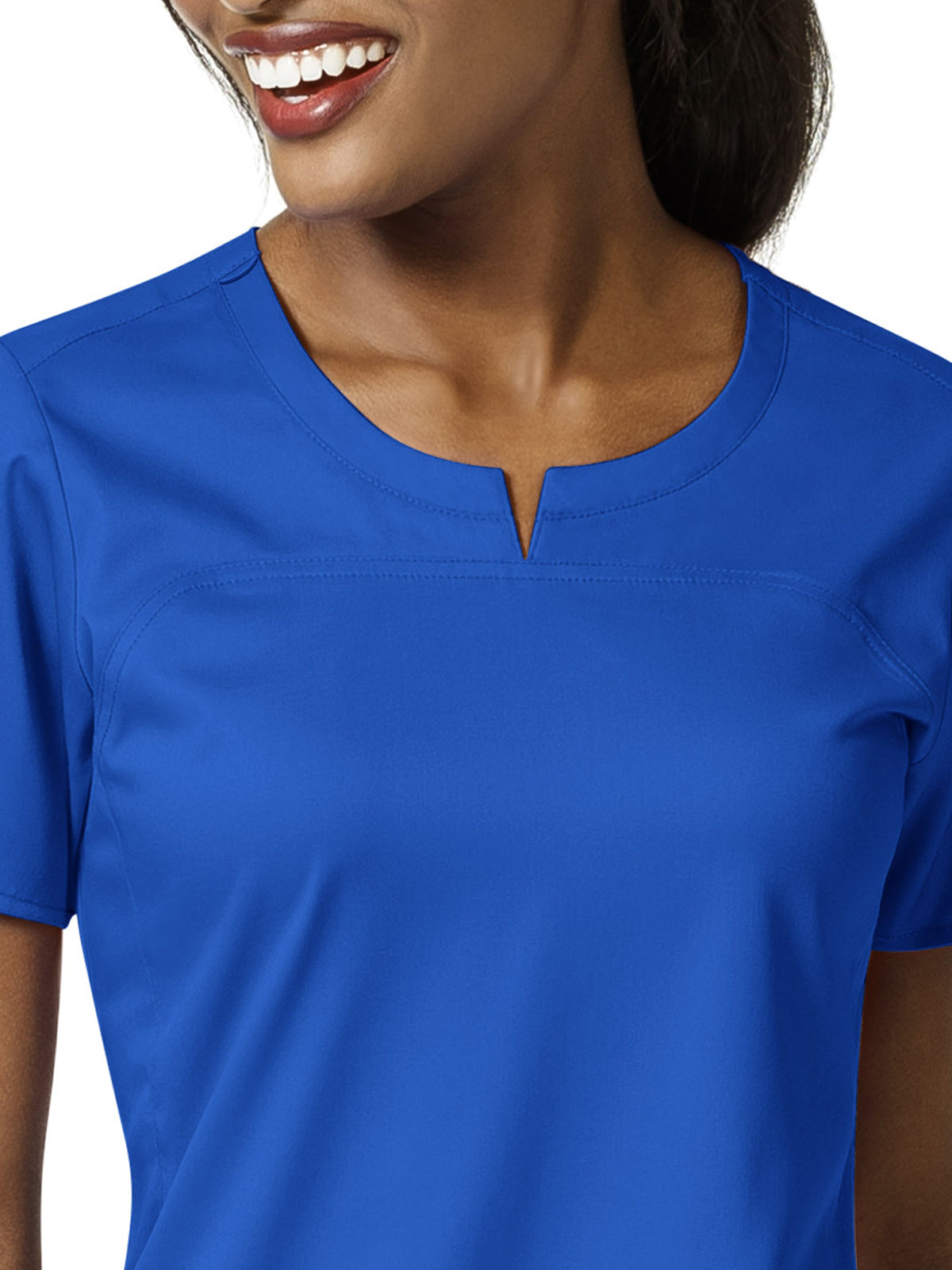 Women's 4 Pocket Notch Neck Top