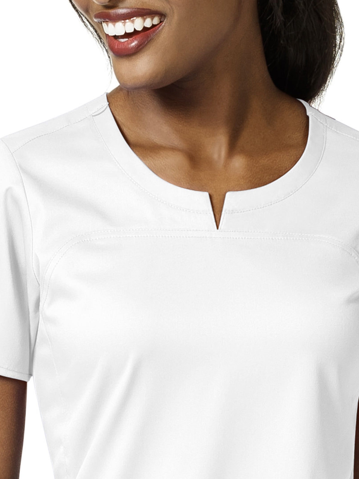 Women's 4 Pocket Notch Neck Top