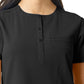 Women's One-Pocket Mandarin Collar Tuck-In Top