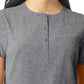 Women's One-Pocket Mandarin Collar Tuck-In Top