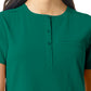 Women's One-Pocket Mandarin Collar Tuck-In Top