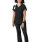 Women's Three-Pocket Y-Neck Dolman Scrub Top