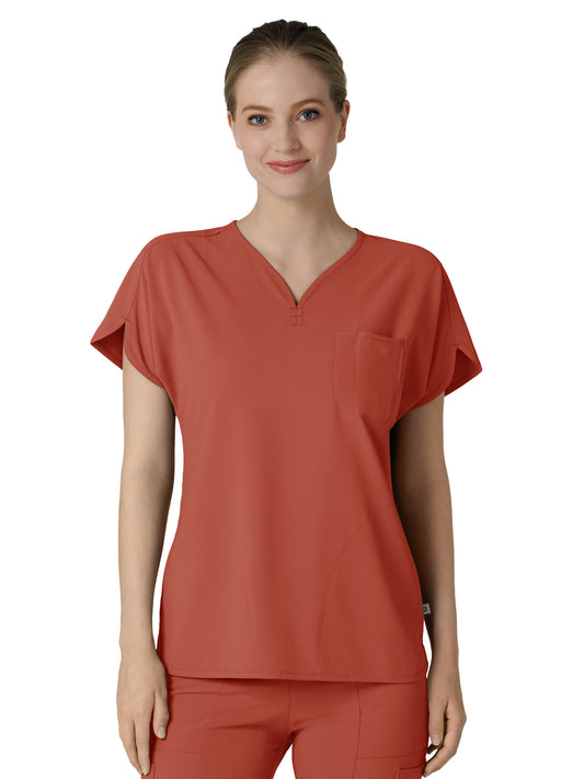 Women's Y-Neck Dolman Scrub Top