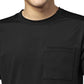 Men's One-Pocket Crew Neck Scrub Top