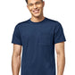 Men's One-Pocket Crew Neck Scrub Top