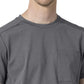 Men's One-Pocket Crew Neck Scrub Top