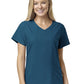 Women's Two-Pocket Y-Neck Wrap Top