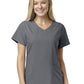 Women's Two-Pocket Y-Neck Wrap Top